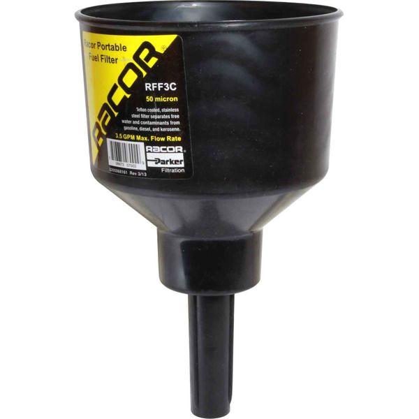 Racor RFF3C Fuel Filter Funnel (15 LPM / 50 Micron)