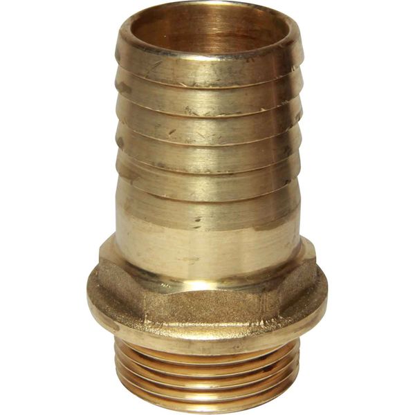 Maestrini Brass Straight Hose Tail (1" BSP Male to 32mm Hose)