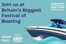 We're exhibiting at the Southampton Boat Show 2021
